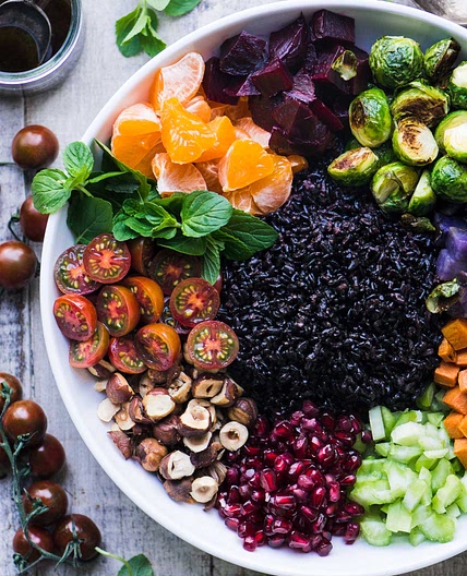 Winter Black Rice Salad