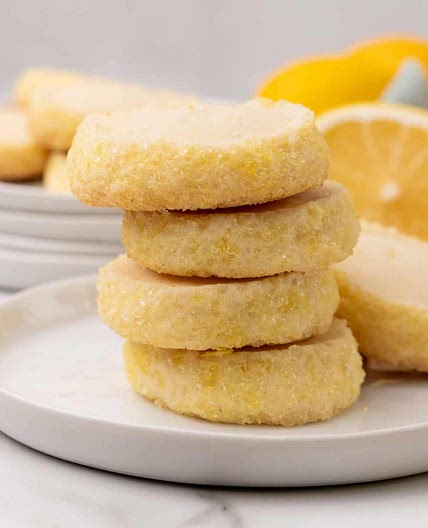 Easy Lemon Shortbread Cookies