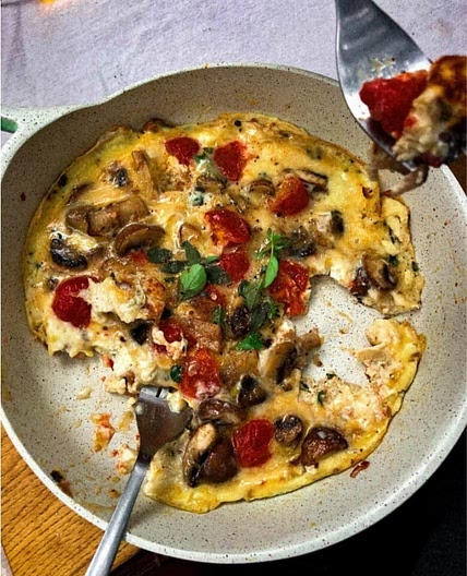 Frittata – Using up your veggies