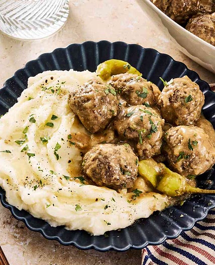 Slow-Cooker Mississippi Meatballs
