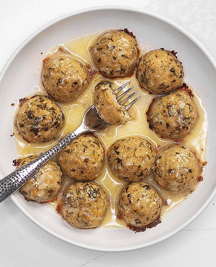 Garlic Butter Chicken Meatballs