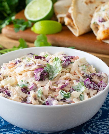 Coleslaw for Fish Tacos Recipe