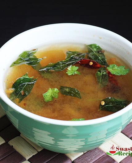 Tamarind Rasam without Tomato