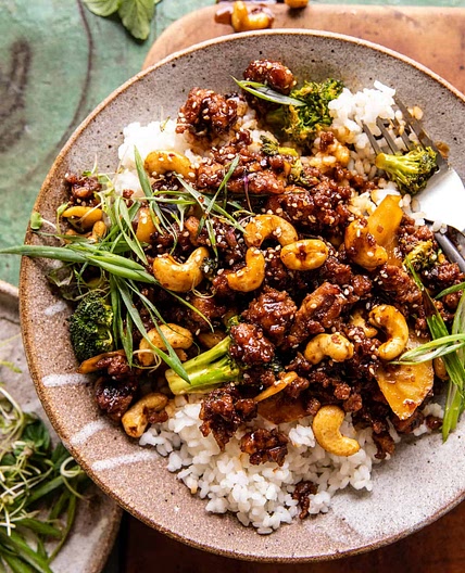 20 Minute Garlic Butter Cashew Chicken