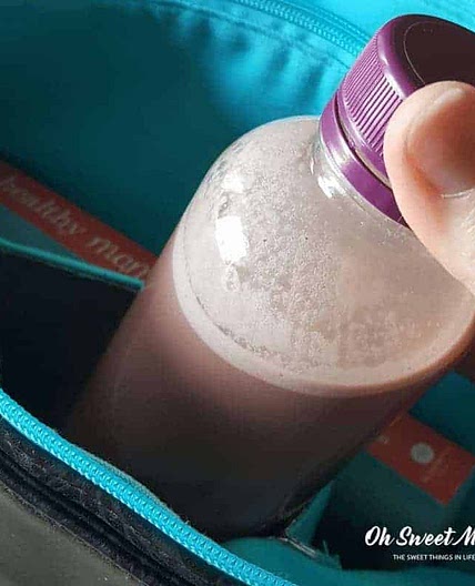 Chocolate Raspberry Protein Drink