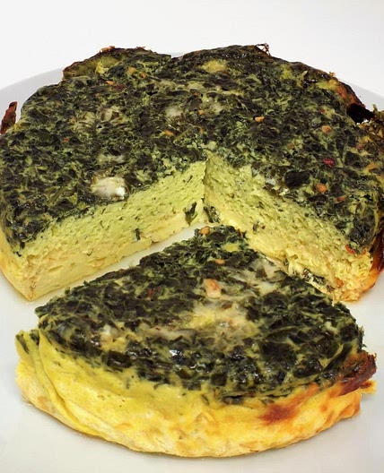 Slow Cooker White Cheddar and Spinach Quiche