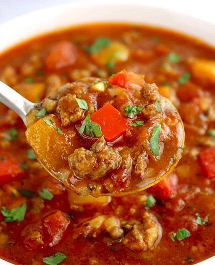 Stuffed Pepper Soup