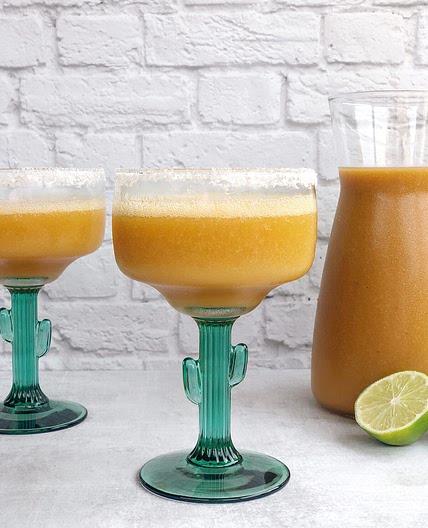 Fresh Peach Margaritas
