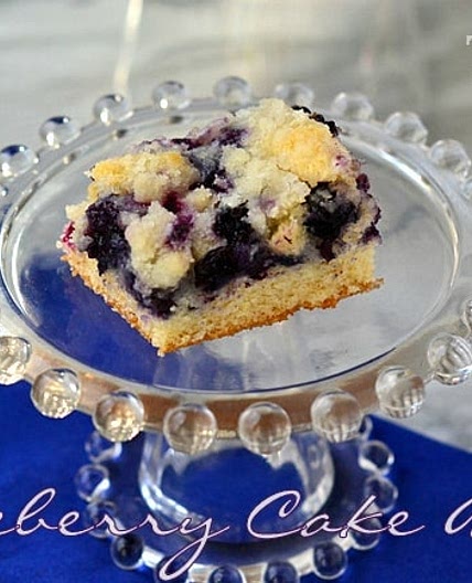 Blueberry Cake Bars