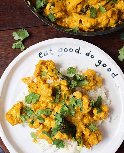 Curried Coconut Butter Cauliflower