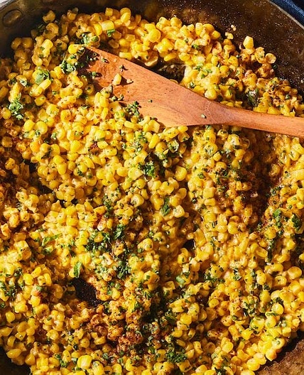 Chili Lime Creamed Corn
