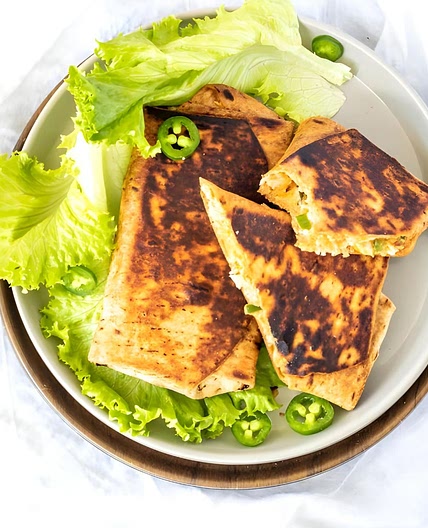 Chicken Jalapeño Popper Grilled Burrito