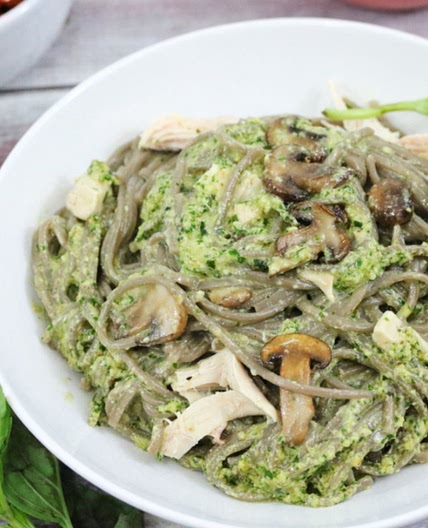 Dairy-free Chicken Pesto Pasta
