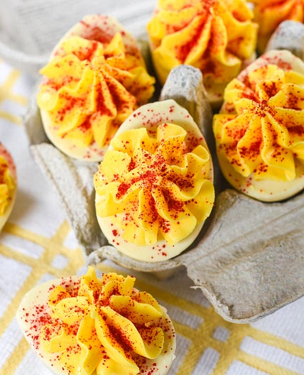 White Chocolate Deviled Eggs