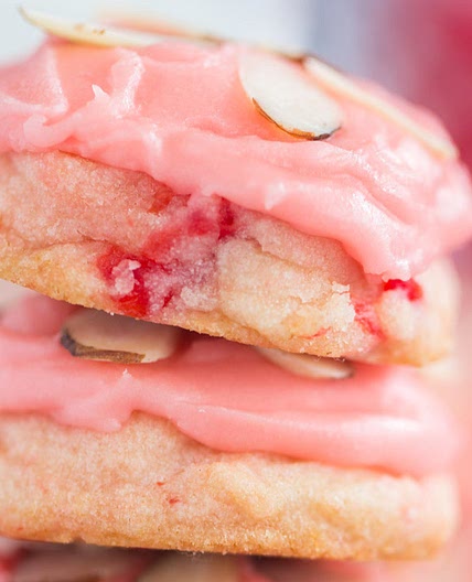 Cherry Almond Amish Sugar Cookies