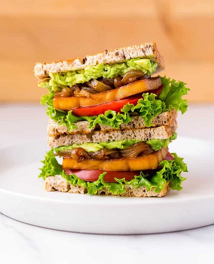 Smoky Maple Tofu Sandwich