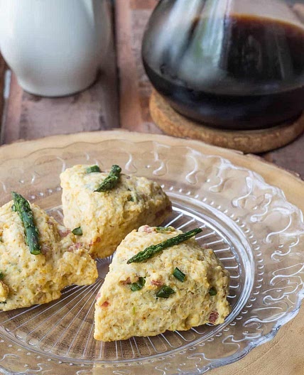 Ham Asparagus Scones