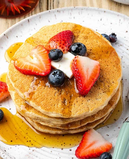 Oat Flour Pancakes
