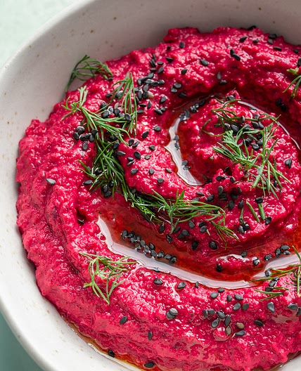 Beetroot & White Bean Dip - Healthy Beetroot Recipe