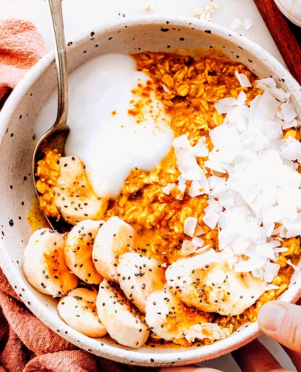 Golden Milk Overnight Oats