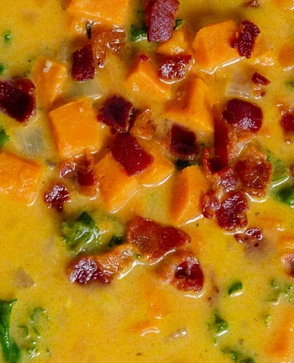Sweet Potato Bacon Chowder