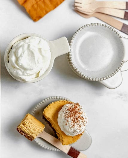 Mini Pumpkin Cheesecakes