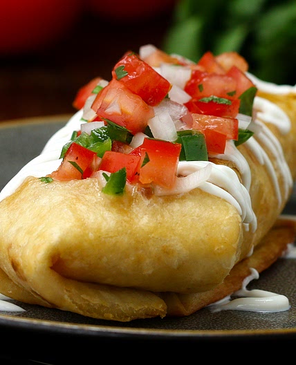Creamy Chicken Chimichanga Recipe by Tasty