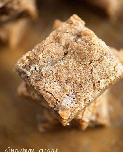 Cinnamon Sugar Blondies