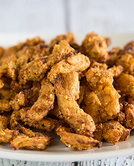 Vegan Spicy Fried "Chicken" Soy Curls