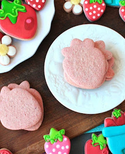 No Spread and No Chill Strawberry Roll Out Sugar Cookies