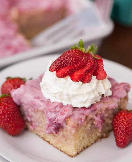 Strawberry Poke Cake