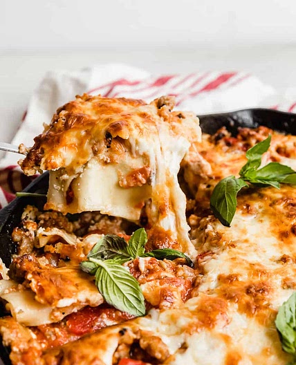 Cast Iron Lasagna