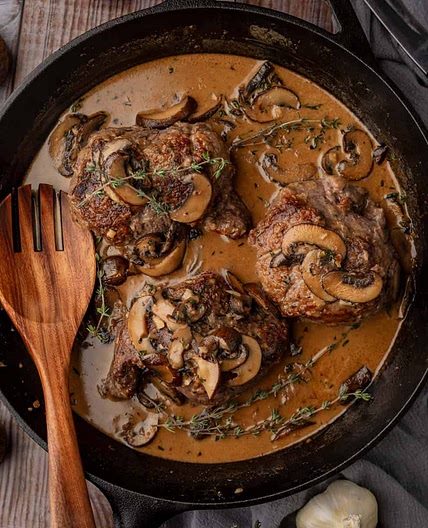 Creamy Steak Marsala Recipe with Mushrooms