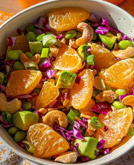 High Protein Sumo Citrus Avocado Salad