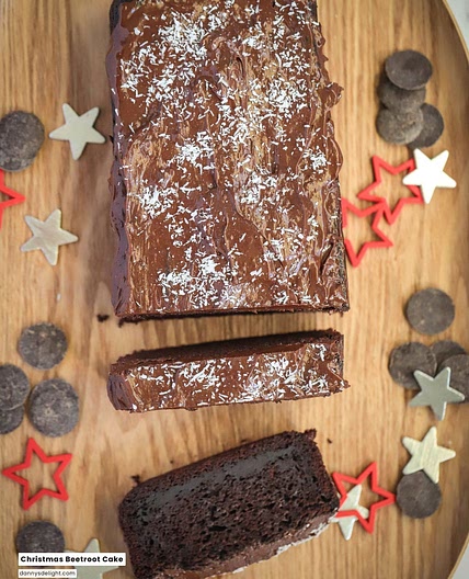 Christmas Beetroot Chocolate Bread