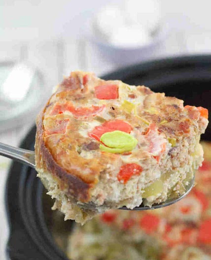 Dairy-Free Egg Casserole In The Slow Cooker