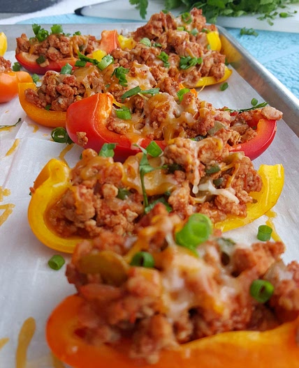 Low Carb Bell Pepper Nachos