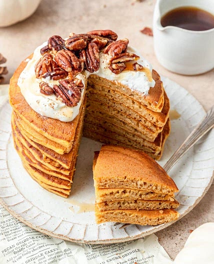 Sourdough Pumpkin Pancakes