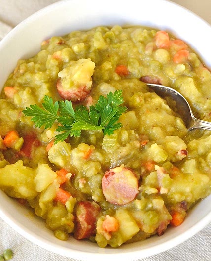Authentic German Split Pea Soup