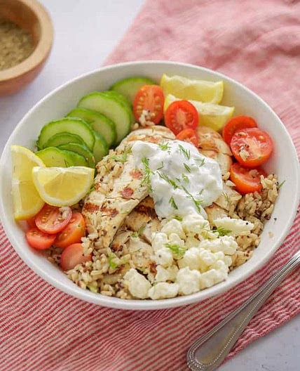 Chicken Gyro Bowl