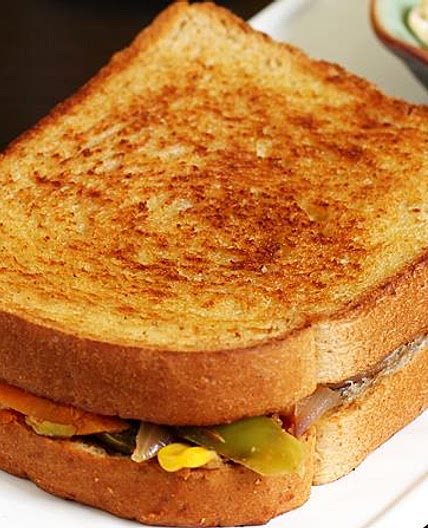 Veg Sandwich Recipe | Vegetable Sandwich