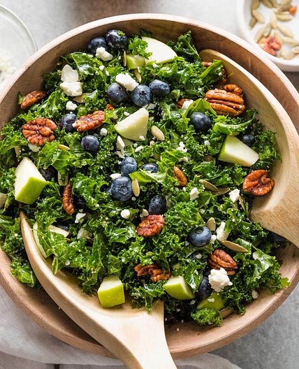 Kale Blueberry Salad