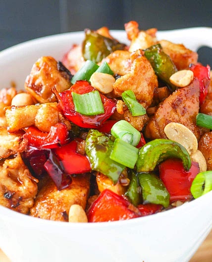 Air Fryer Kung Pao Chicken Recipe