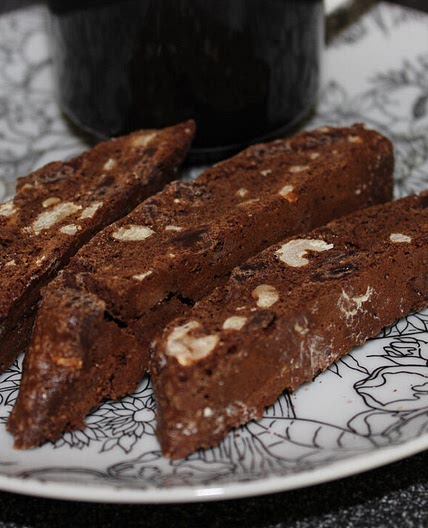 Chocolate Peppermint Biscotti #WhatsBaking