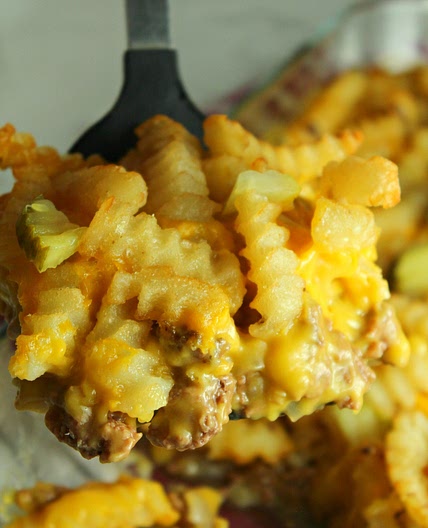 Cheeseburger French Fry Casserole