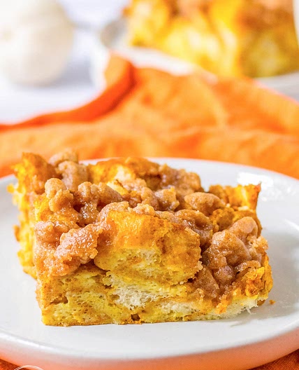 Pumpkin French Toast Casserole