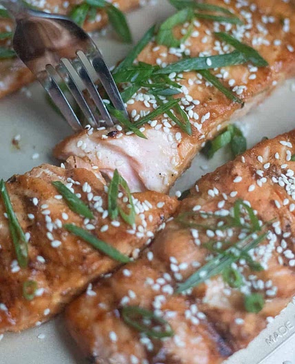 Grilled Miso Salmon