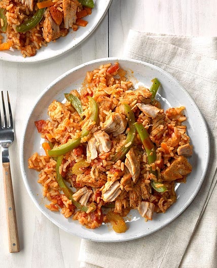 Pressure-Cooker Cajun Pork and Rice