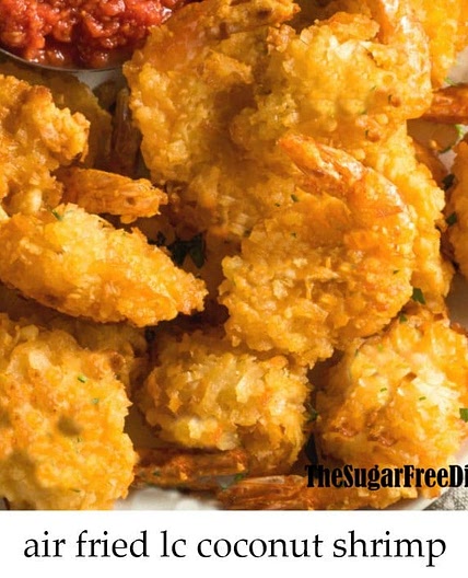 Low Carb Air Fried Coconut Shrimp
