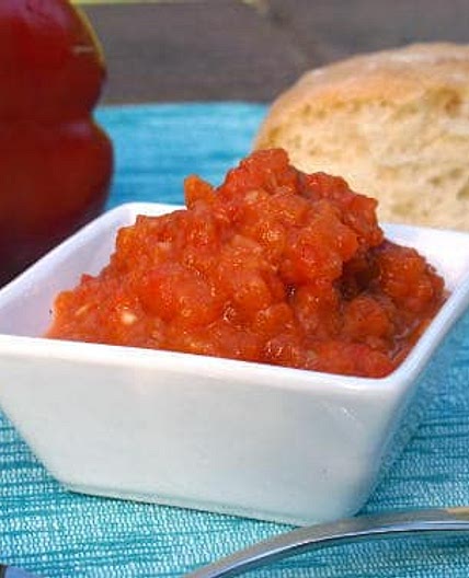 Ajvar (Serbian Roasted Red Pepper Relish)